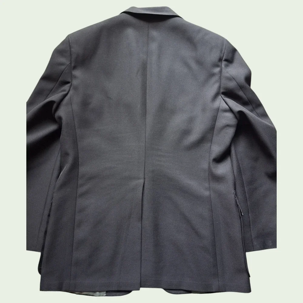 Fashion 400 Dillard's Black Sport Coat Blazer Men's 44R 2 Button Classic Jacket